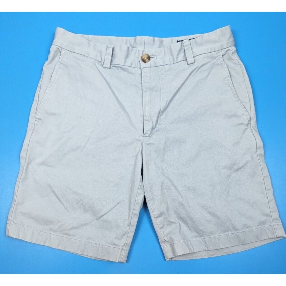 Vineyard Vines Breaker Short Mens 30 Gray Stretch Cotton Grey 8.5" Inseam